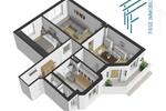Etagenwohnung Offenbach am Main Buchrain - 3 Zimmer, 90 m&sup2;, 1.025&euro; | Angebot:26726266