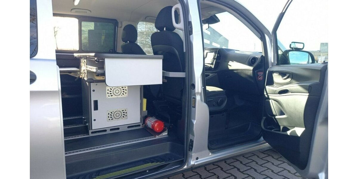 Mercedes-Benz Vito Tourer Pro 116 9Gang ExtraLang LED Lithium Ka 124.100 km 27.480 &euro; Gernsheim 64579
