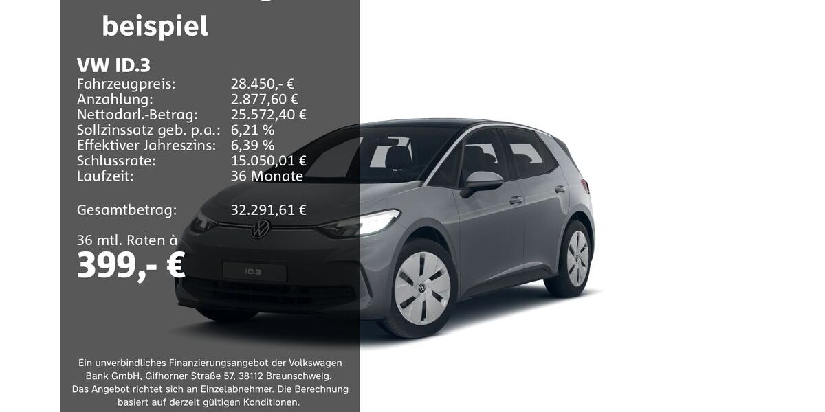 VW ID.3 22.232 km 28.450 &euro; Groß-Umstadt 64823