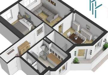 Wohnung Offenbach am Main Buchrain - 3 Zimmer, 90 m&sup2;, 1.025&euro; | Angebot:26408094